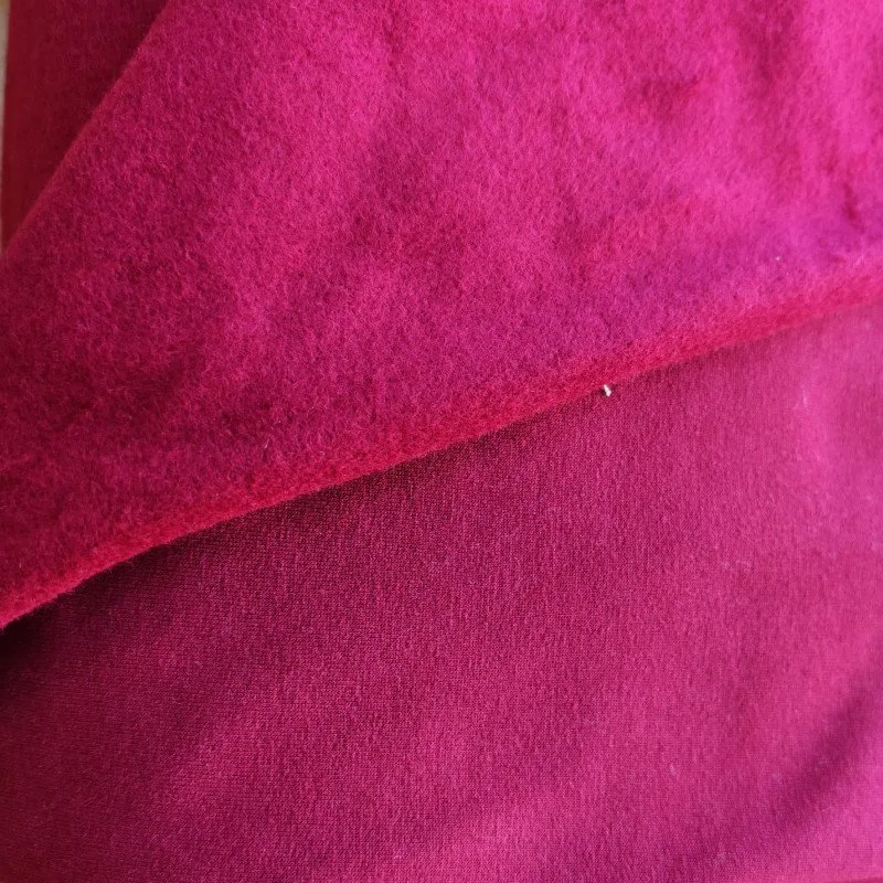 Tricot bumbac stretch flausat