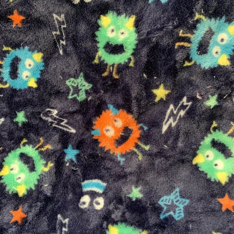 Vzorovaný flannel fleece - tisk N086 - FLM2-N086