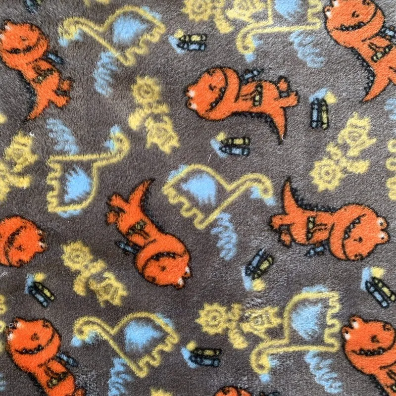 Vzorovaný flannel fleece - tisk N087 - FLM2-N087