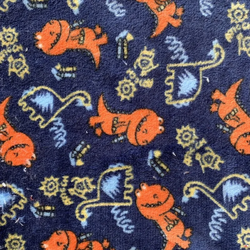 Vzorovaný flannel fleece - tisk N088 - FLM2-N088